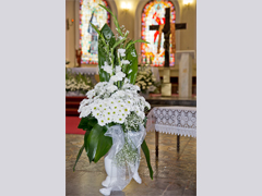First Holy Communion church decoration