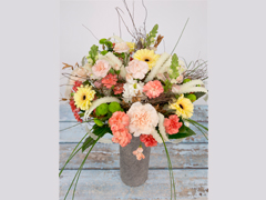 BOUQUET with lacy ribbon