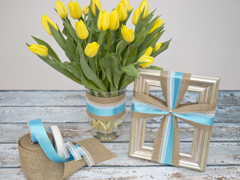 CROSS made with a picture frame
