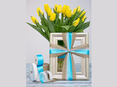 CROSS made with a picture frame